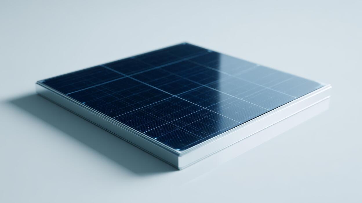 Moderne Solarpanel-Technologie Detailaufnahme